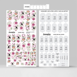 Nail Wraps Manichiura Summer 20 Annette Nails MWR-020 - Img 4