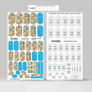 Nail Wraps Manichiura Summer 35 Annette Nails MWR-035 - Img 4