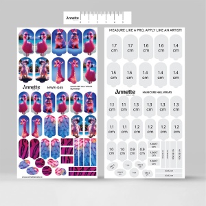 Nail Wraps Manichiura Summer 45 Annette Nails MWR-045 - Img 4