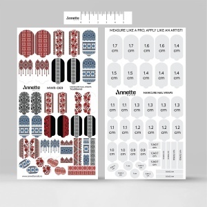 Nail Wraps Manichiura Traditional 69 Annette Nails MWR-069 - Img 3