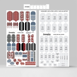 Nail Wraps Manichiura Traditional 69 Annette Nails MWR-069 - Img 4