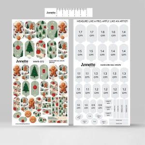 Nail Wraps Manichiura Winter 72 Annette Nails MWR-072 - Img 4