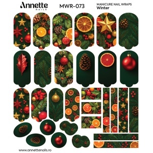 Nail Wraps Manichiura Winter 73 Annette Nails MWR-073 - Img 1