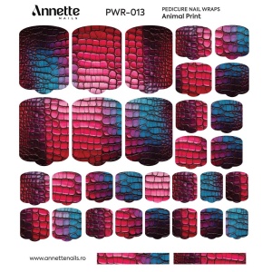 Nail Wraps Pedichiura Animal Print 13 Annette Nails PWR-013 - Img 2