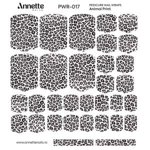 Nail Wraps Pedichiura Animal Print 17 Annette Nails PWR-017 - Img 1