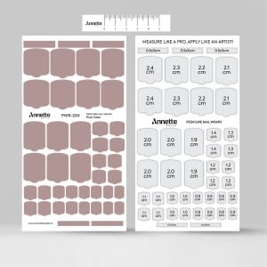 Nail Wraps Pedichiura Pure Color 204 Annette Nails PWR-204 - Img 3