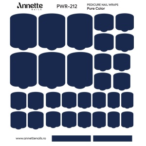 Nail Wraps Pedichiura Pure Color 212 Annette Nails PWR-212 - Img 2