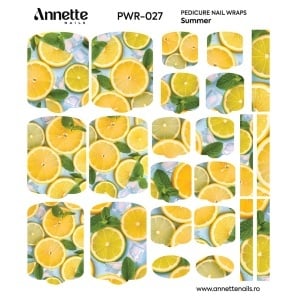 Nail Wraps Pedichiura Summer 27 Annette Nails PWR-027 - Img 1