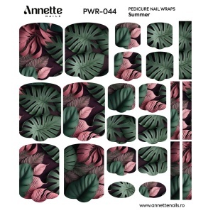 Nail Wraps Pedichiura Summer 44 Annette Nails PWR-044 - Img 1