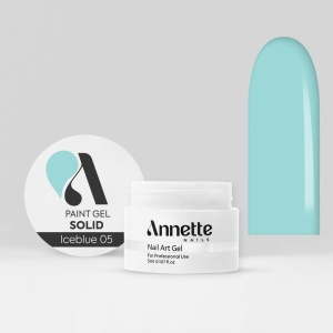 Paint Gel Solid Iceblue 05 Wipe - 5ml Annette Nails GPS-05 - Img 2