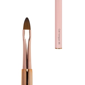 Pensulă dublă manichiură gel Annette Nails, Oval 6 - Limbă de pisică 6 - Img 5