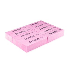 Set Buffer Unghii 10 buc 100 grit Roz Annette Nails PBF-01-100P-S10 - Img 1
