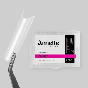 Tipsuri Reutilizabile Annette Nails - Square Free Edge, DFT-01, 120 buc - Img 2