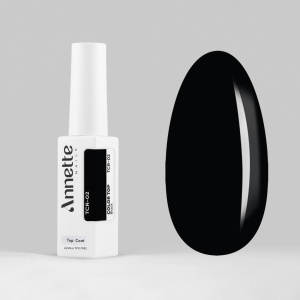 Top Coat Color 2 Black - 8ml Annette Nails TCR-02 - Img 2