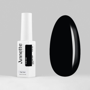 Top Coat Color 2 Black - 8ml Annette Nails TCR-02 - Img 2
