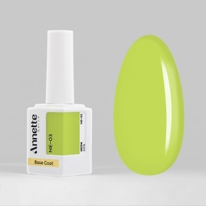 Baza Rubber Neon Lime - 12ml Annette Nails NE-03 - Img 2