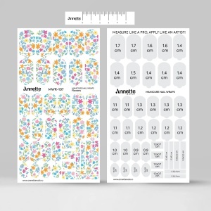 Nail Wraps Manichiura Flowers 107 Annette Nails MWR-107 - Img 3