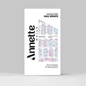 Nail Wraps Manichiura Flowers 126 Annette Nails MWR-126 - Img 3