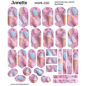 Nail Wraps Manichiura Summer 30 Annette Nails MWR-030 - Img 1