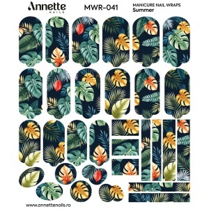 Nail Wraps Manichiura Summer 41 Annette Nails MWR-041 - Img 1