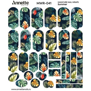 Nail Wraps Manichiura Summer 41 Annette Nails MWR-041 - Img 2