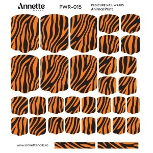 Nail Wraps Pedichiura Animal Print 15 Annette Nails PWR-015 - Img 1