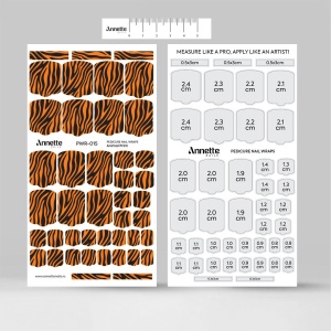Nail Wraps Pedichiura Animal Print 15 Annette Nails PWR-015 - Img 4