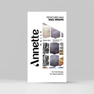 Nail Wraps Pedichiura Max Animal Print 2 Annette Nails PWM-002 - Img 3
