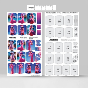 Nail Wraps Pedichiura MAX Summer 45 Annette Nails PWM-045 - Img 4