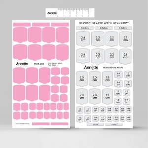 Nail Wraps Pedichiura Pure Color 205 Annette Nails PWR-205 - Img 3