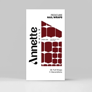 Nail Wraps Pedichiura Pure Color 208 Annette Nails PWR-208 - Img 3