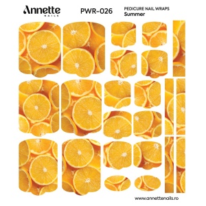 Nail Wraps Pedichiura Summer 26 Annette Nails PWR-026 - Img 2