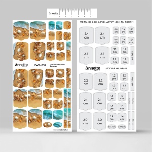 Nail Wraps Pedichiura Summer 38 Annette Nails PWR-038 - Img 4