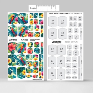 Nail Wraps Pedichiura Summer 39 Annette Nails PWR-039 - Img 4