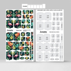 Nail Wraps Pedichiura Summer 40 Annette Nails PWR-040 - Img 3