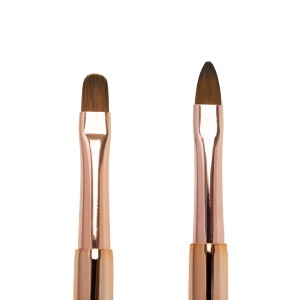 Pensulă dublă manichiură gel Annette Nails, Oval 6 - Limbă de pisică 6 - Img 2