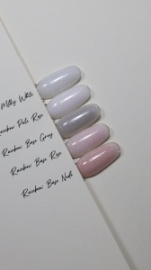 Rubber base Rainbow Milky White YAS - 13 ml Hema TPO Free - Img 2