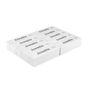Set Buffer Unghii 10 buc 100 grit Alb Annette Nails PBF-01-100W-S10 - Img 1