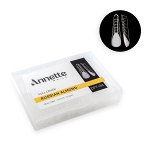 Tipsuri Reutilizabile Annette Nails - Russian Almond Full Cover, DFT-04, 120 buc - Img 1