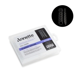 Tipsuri Reutilizabile Classic Square Full Cover 120 buc Annette Nails DFT-06 - Img 1