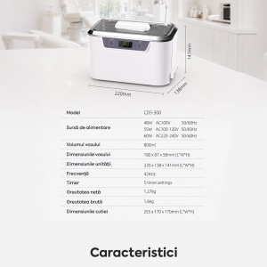 Aparat de Curățare cu Ultrasunete Codyson CDS-300 - Img 7