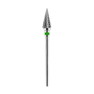 Capat freza ( BIT ) Carbid Triunghi indepartat gel - Verde - 13mm - MUW - Img 2