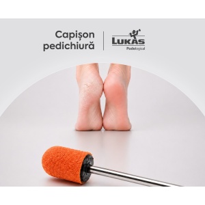 Capișoane Lukas SK PODO 16mm, fin 320 grit, Set 10 buc