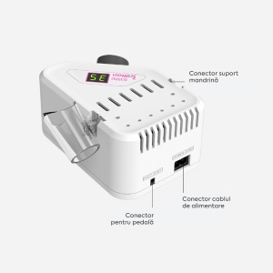 Freza Unghii Profesionala Brillian B350D Saeshin + Mandrina H350 Pink 35.000 RPM - Img 8