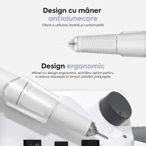 Freza Unghii Profesionala Brillian B350D Saeshin + Mandrina H350 White 35.000 RPM - Img 6