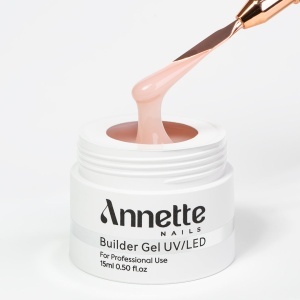 Gel Constructie Half Clear Coffee 8 White Choco - 15ml Annette Nails GBH-08-15 - Img 5