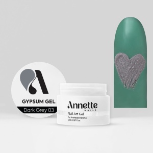 Gypsum Gel Dark Grey 03 - 5 ml Annette Nails GG-03