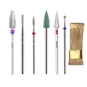 Kit capete de freză complet + perie curățare – Precizie profesională și igienă perfectă