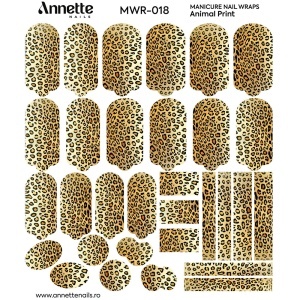 Nail Wraps Manichiura Animal Print 18 Annette Nails MWR-018 - Img 1