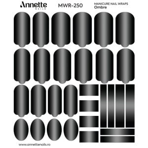 Nail Wraps Manichiura Ombre 250 Annette Nails MWR-250 - Img 1